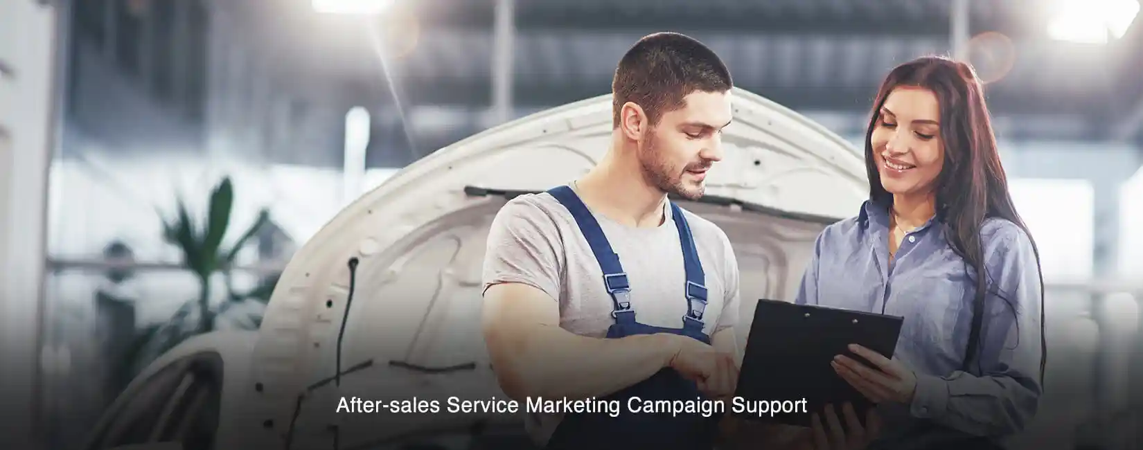 After-sales service marketing campaign support