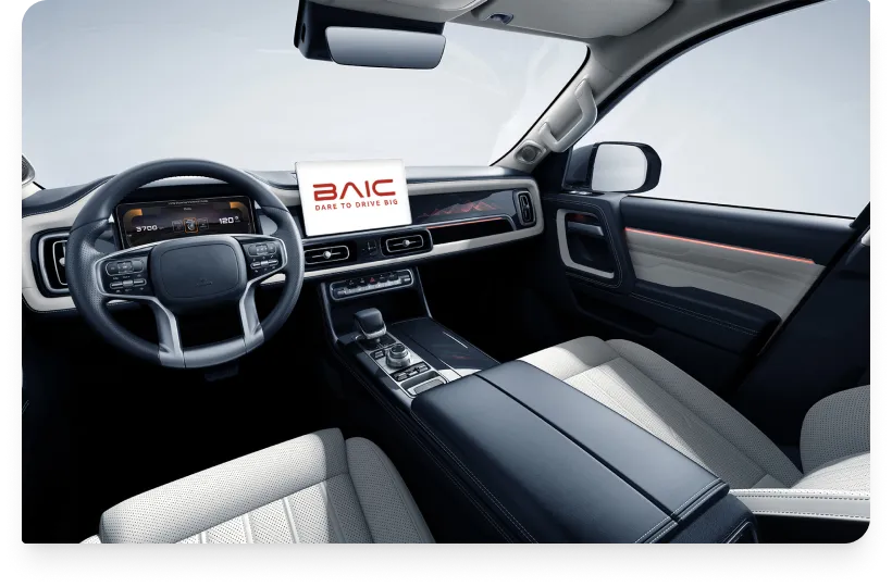 baic b60 Beaumont interior 2